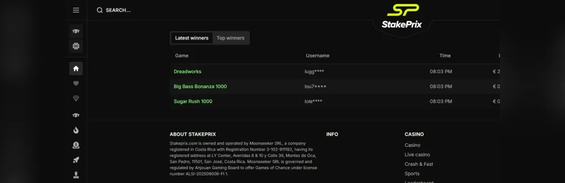 StakePrix Casino